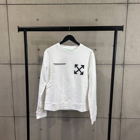 Off-White SS19 Simpsons Bart Simpson Flames Sweatshirt - Picture 3 of 8